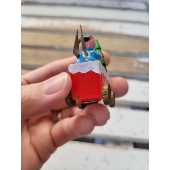 Mini train Angel as is ornament Xmas cart tree - Picture 3 of 7